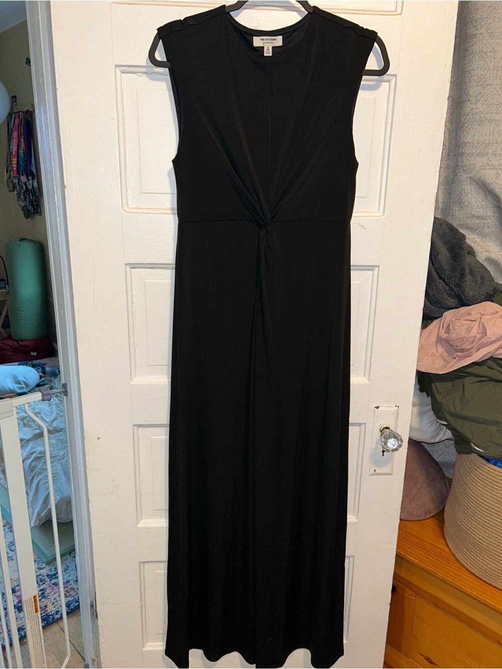 Women’s formal dress. Sleeveless maxi dress